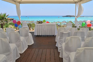 Регистрация брака в отеле Nissi Beach 4*. Айя-Напа
